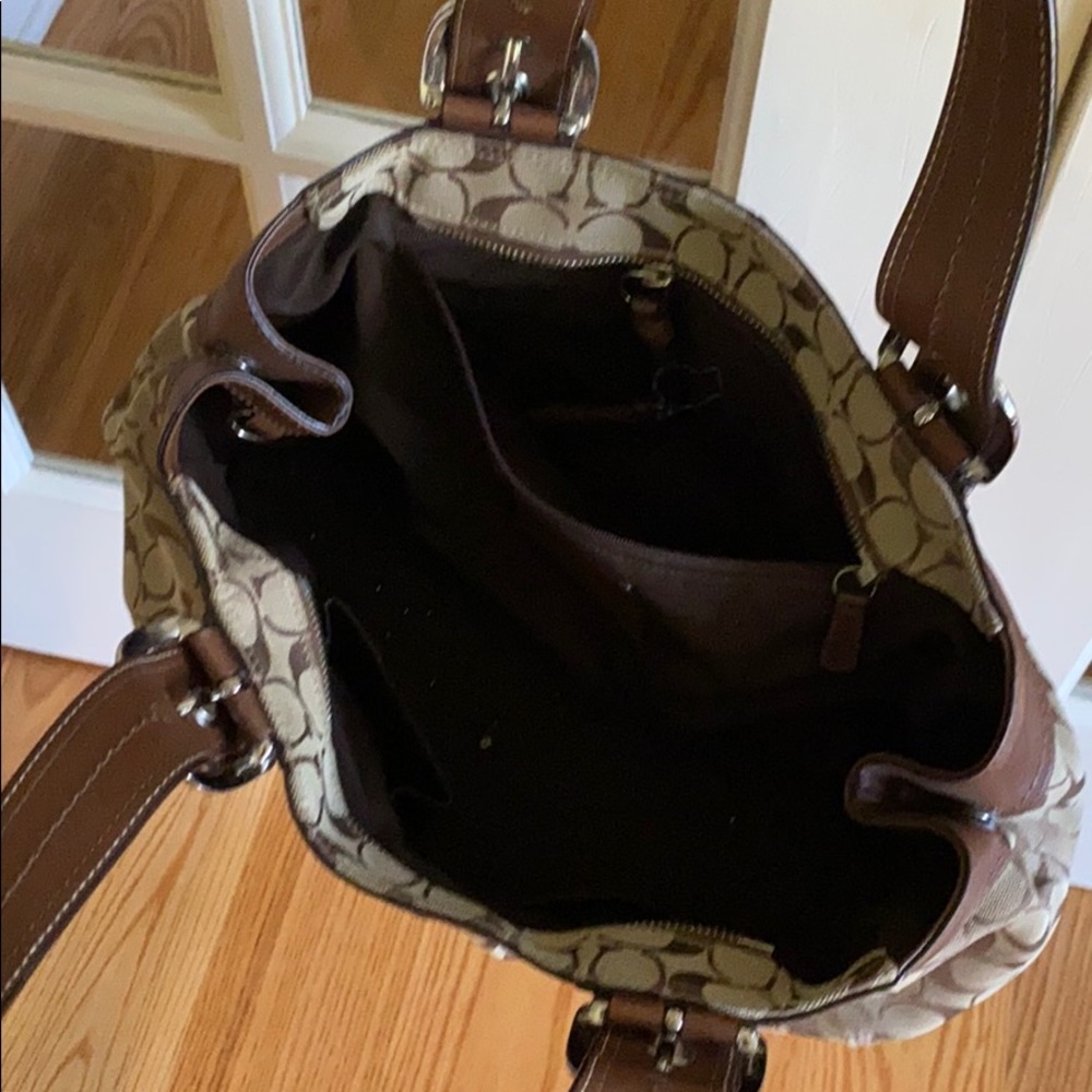 Coach Satchel With Signature C Design - image 2